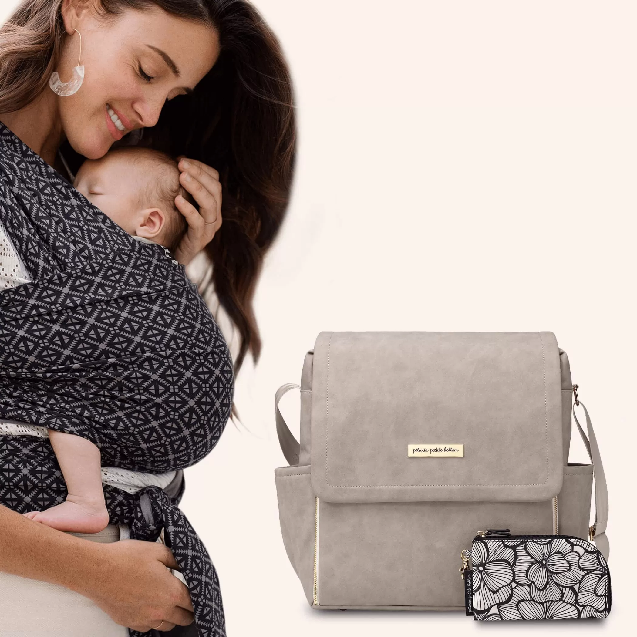 Petunia Pickle Bottom Ppb X Moby Wraps | Babywear & Go Boxy Bundle Special Edition