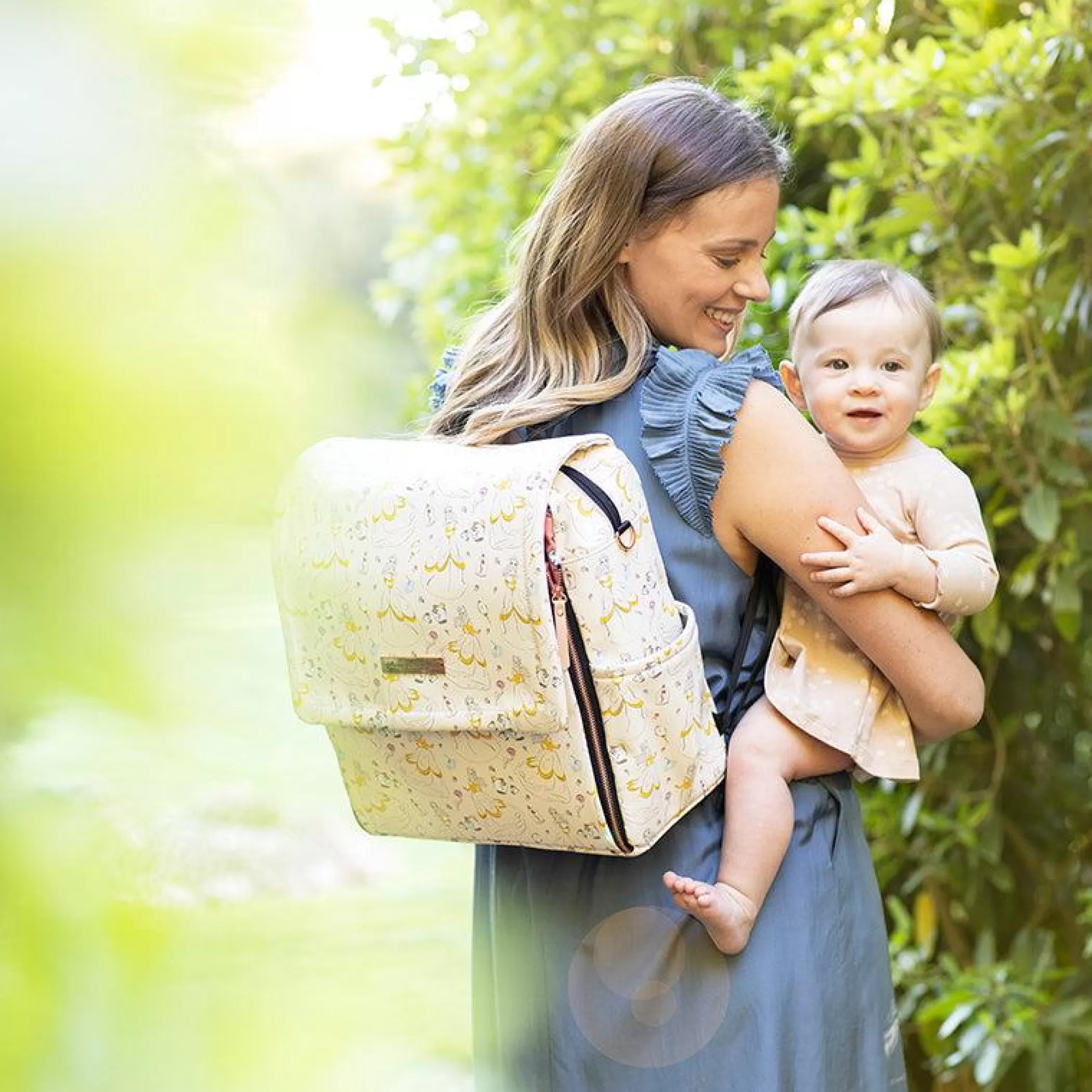 Petunia Pickle Bottom Diaper Bags | Boxy Backpack In Whimsical Belle