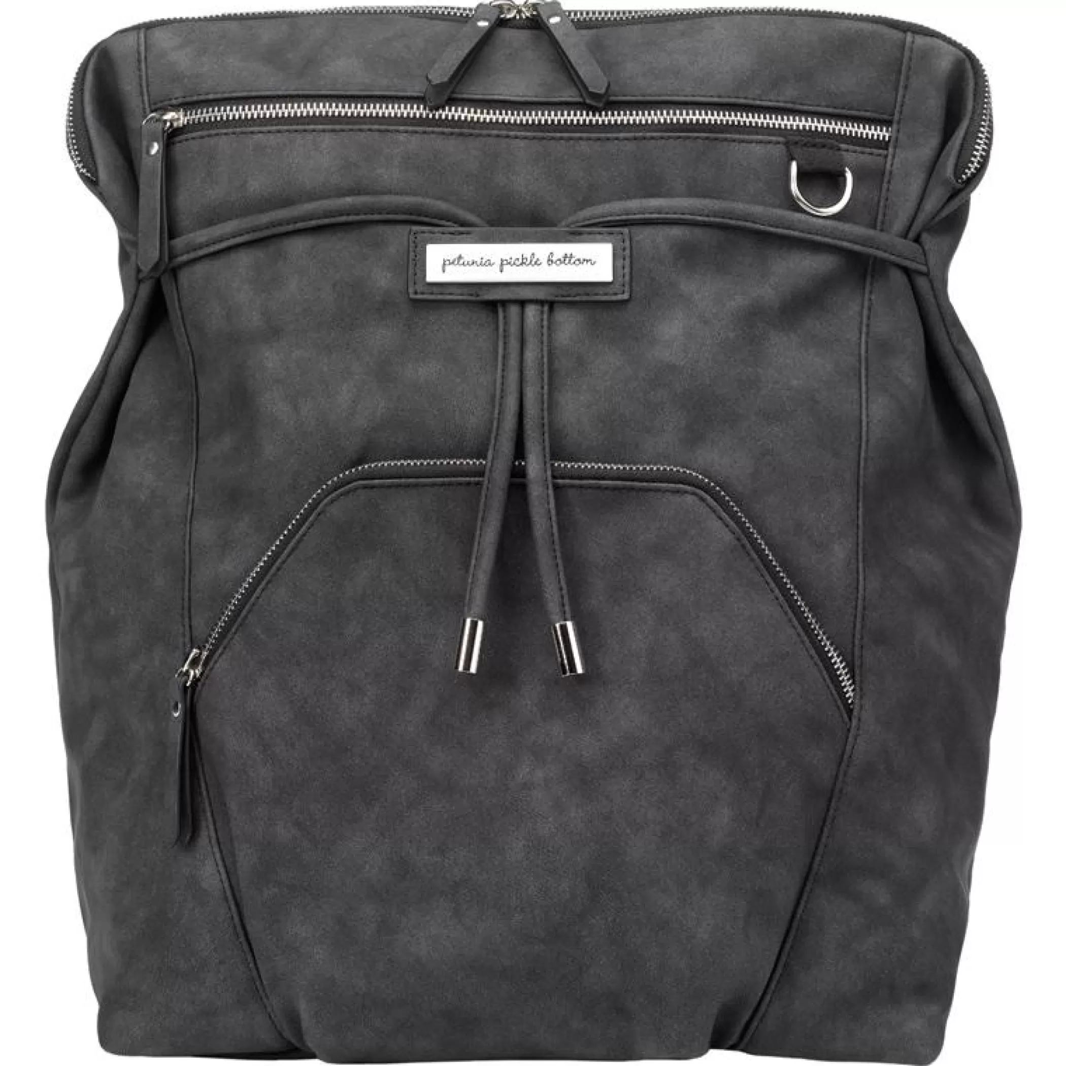 Petunia Pickle Bottom Backpacks | Cinch Backpack In Midnight Leatherette