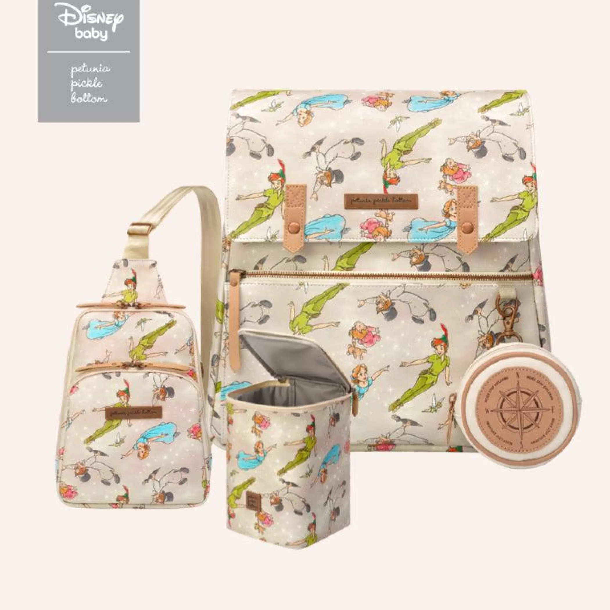 Petunia Pickle Bottom Mini Bags | Disney'S Off To Never Land Meta Bundle