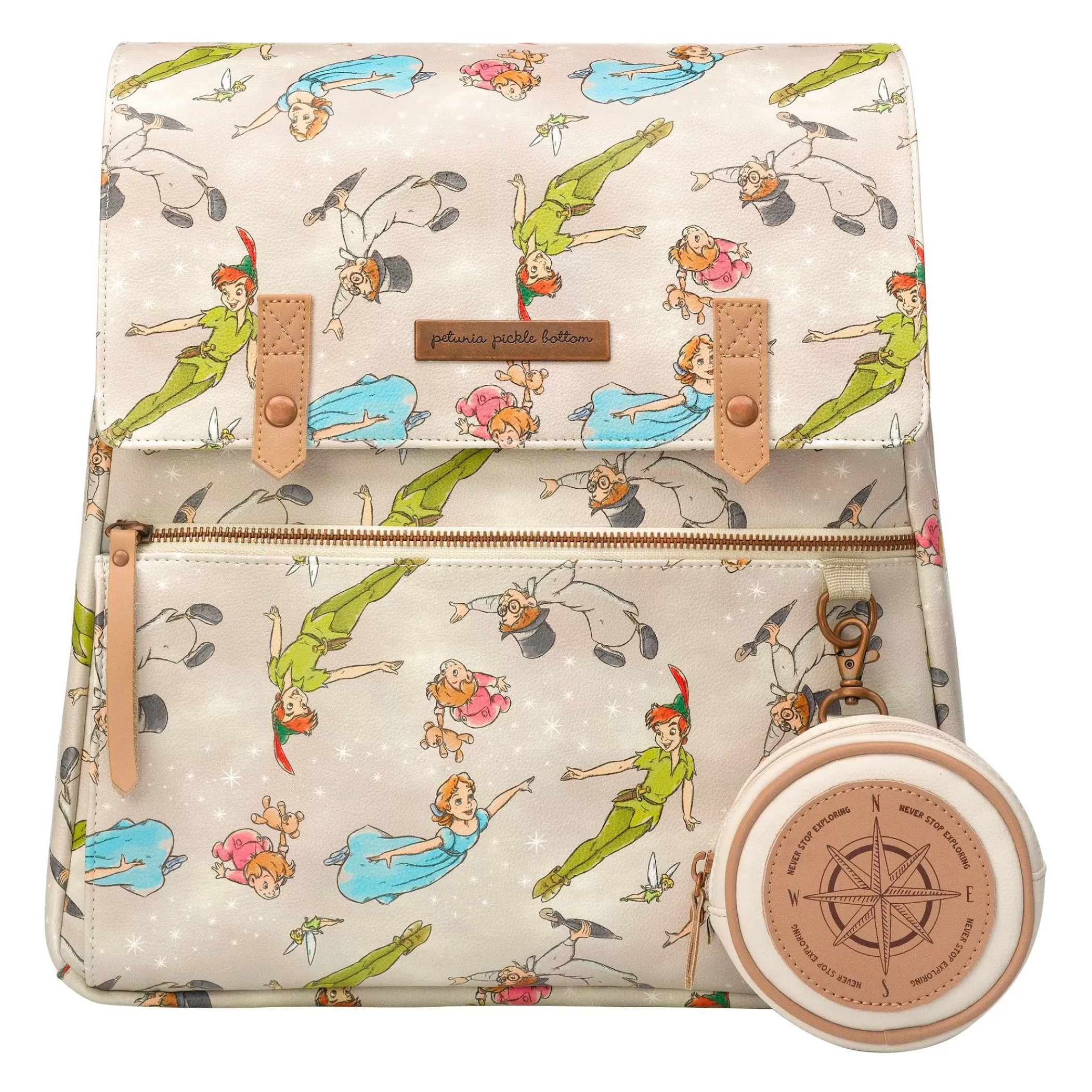 Petunia Pickle Bottom Commuter Bags | Meta Backpack In Disney'S Off To Never Land