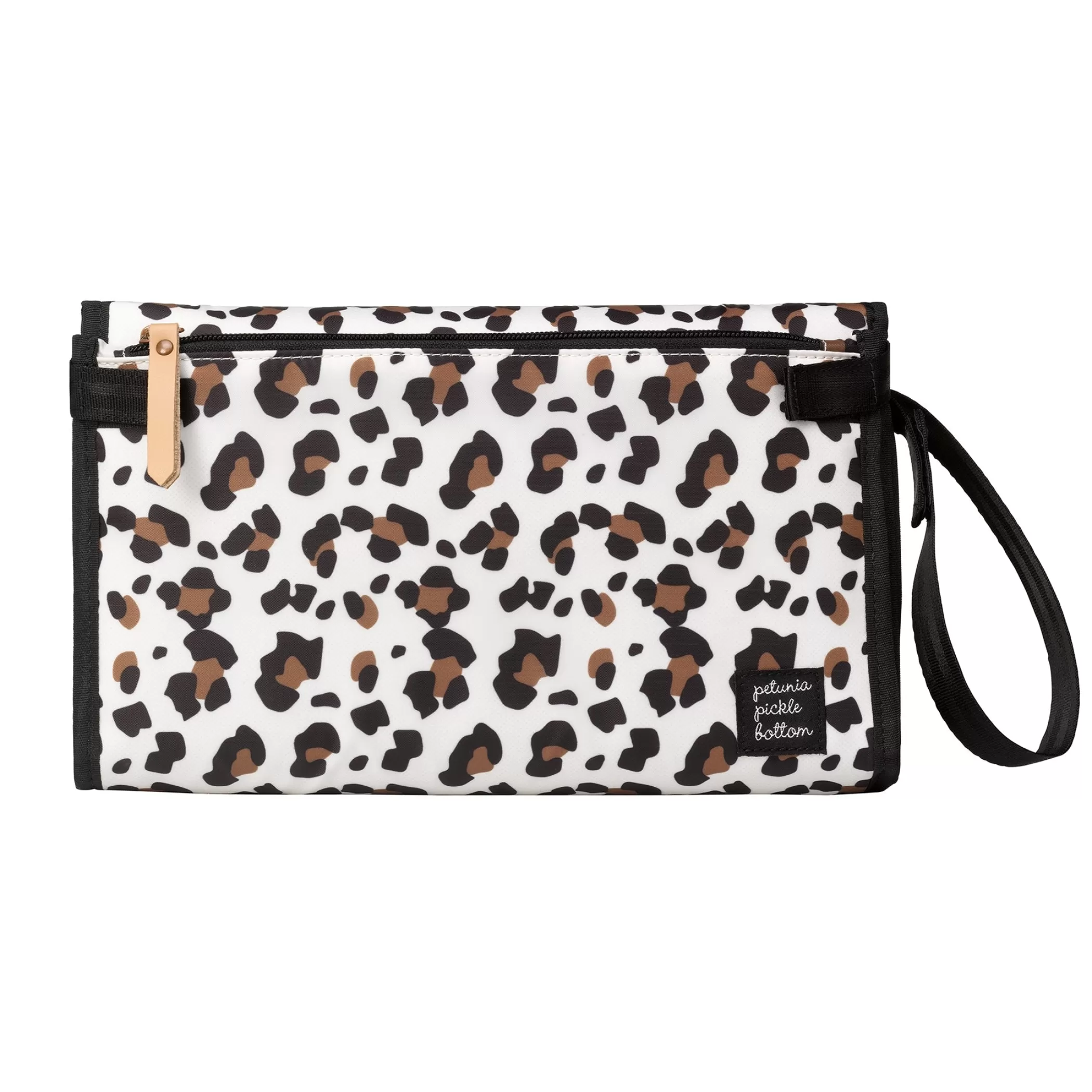 Petunia Pickle Bottom Mini Bags | Nimble Diaper Clutch + Changer In Moon Leopard